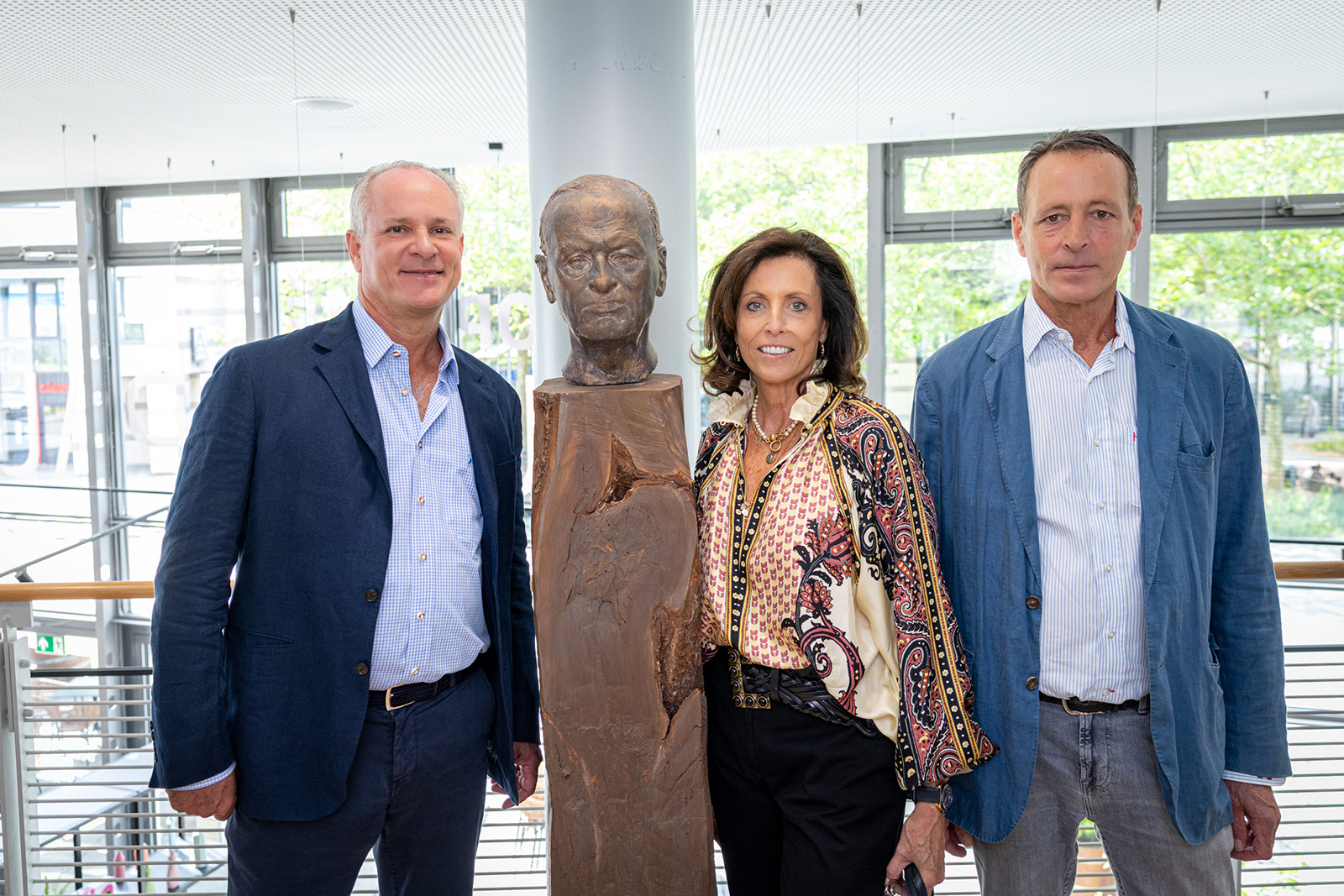 Christopher, Pia und Peter Hahn