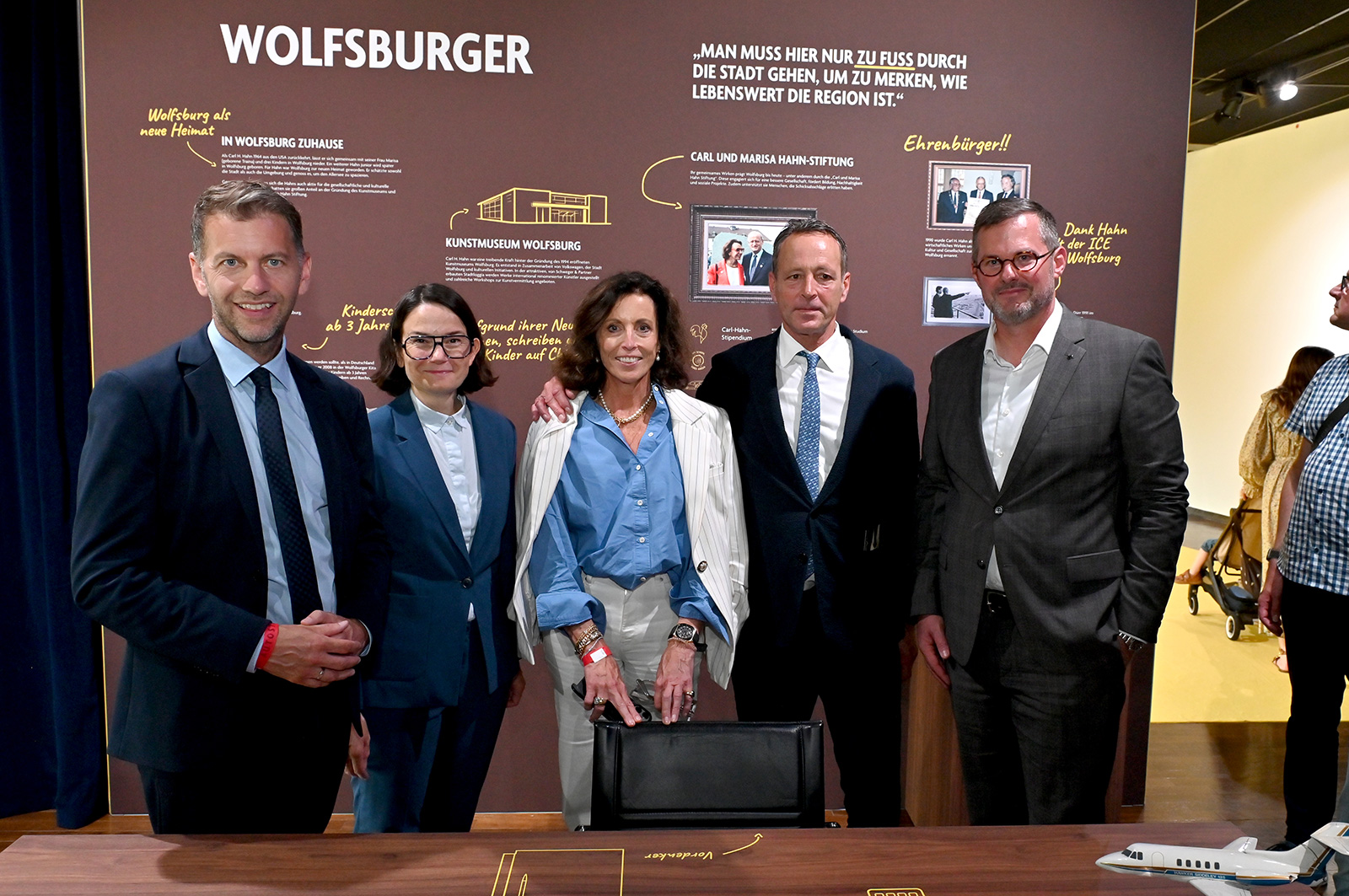 (v.l.n.r.) OB D. Weilmann, E. Gerhardt, P. Hahn, P. Hahn, D. Landenberger.