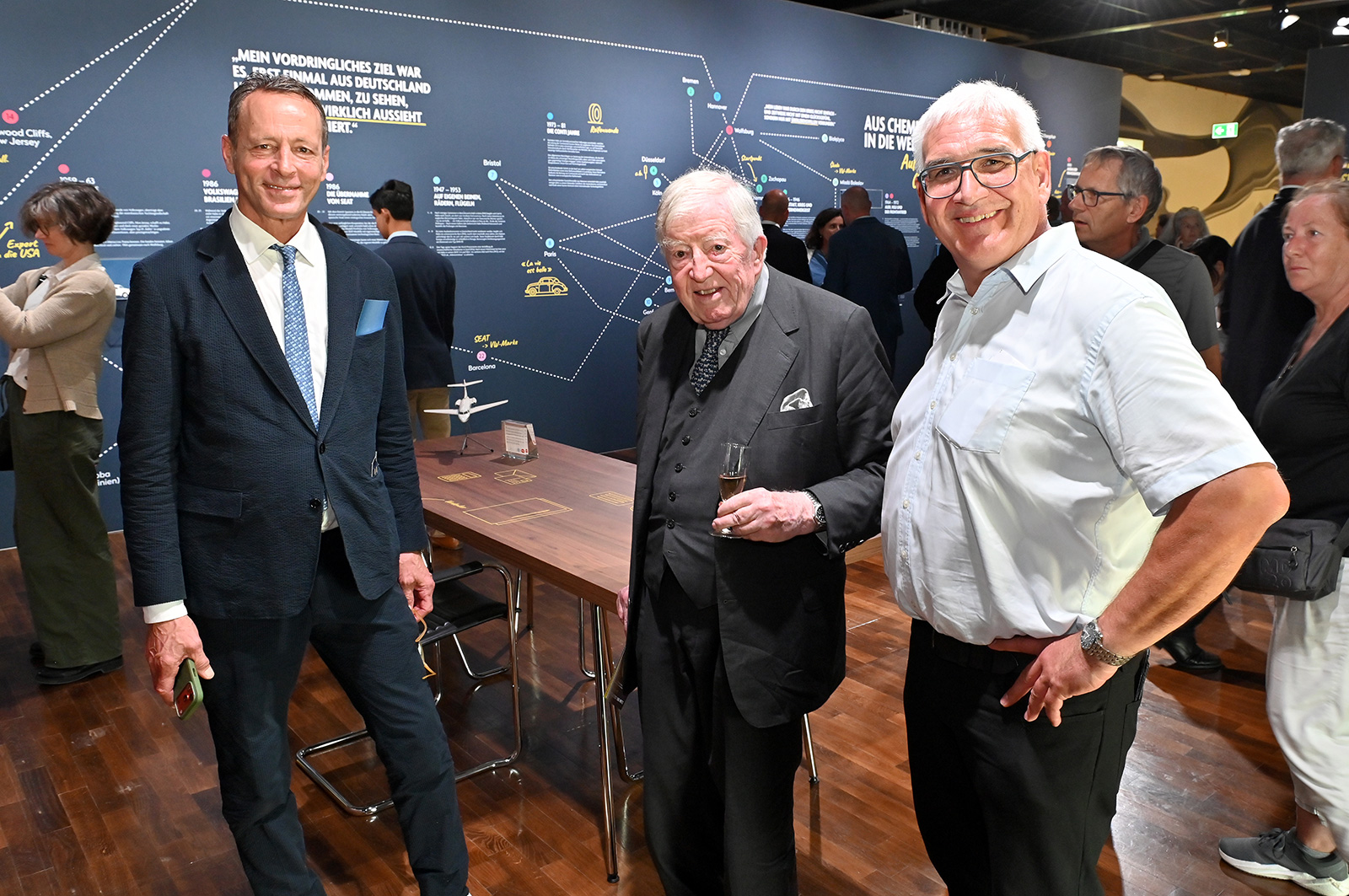 (v.l.n.r) Peter Hahn, Robert Rademacher, W. Göbel
