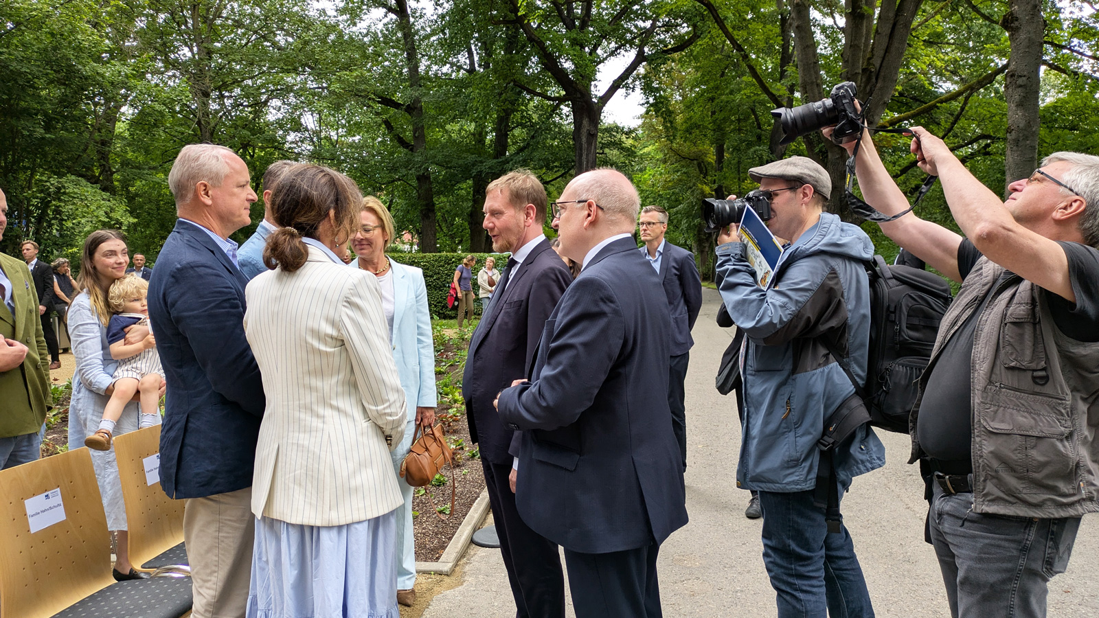 Eröffnung des Carl-Hahn-Gartens