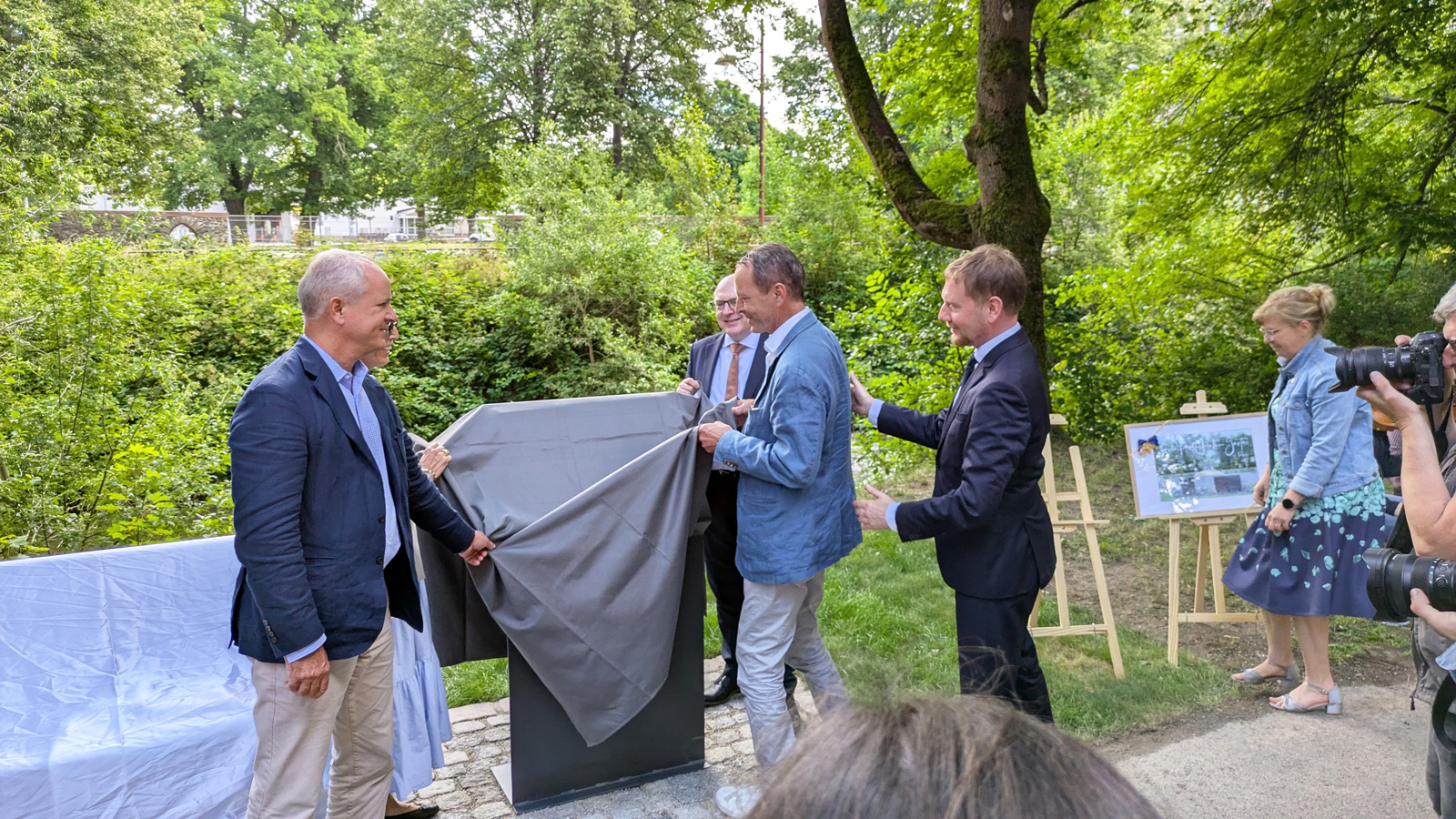 Eröffnung des Carl-Hahn-Gartens