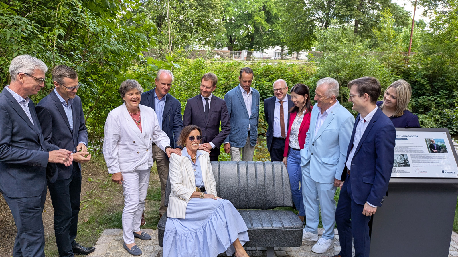 Eröffnung des Carl-Hahn-Gartens